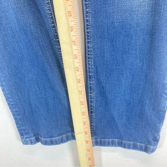 Boden Skinny High Rise Denim Jeans Medium Wash, Women Sz 14R Distressed WC 153 - Picture 10 of 15